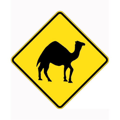 WORKWEAR, SAFETY & CORPORATE CLOTHING SPECIALISTS - 750x750mm - Aluminium - Class 1 Reflective - Camels Picto