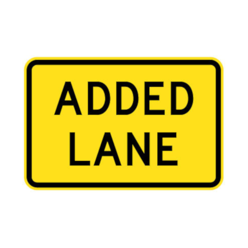 WORKWEAR, SAFETY & CORPORATE CLOTHING SPECIALISTS - 900x600mm - Aluminium - Class 1 Reflective - Added Lane