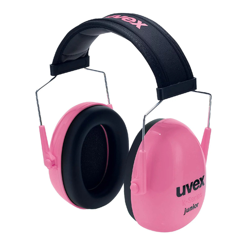 WORKWEAR, SAFETY & CORPORATE CLOTHING SPECIALISTS - uvex K junior earmuffs pink;SLC80 29dB