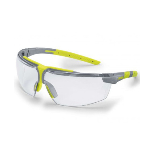 WORKWEAR, SAFETY & CORPORATE CLOTHING SPECIALISTS - uvex i-3 add 1.0 Grey/Lime frame, Clear HC-AF Lens