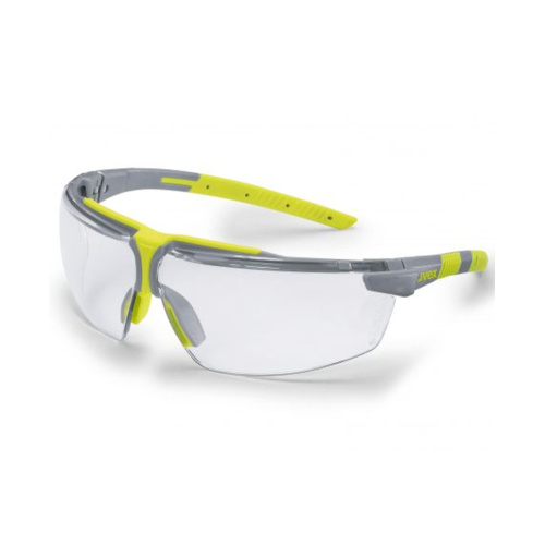 WORKWEAR, SAFETY & CORPORATE CLOTHING SPECIALISTS - uvex i-3 add 2.0 Grey/Lime frame, Clear HC-AF Lens