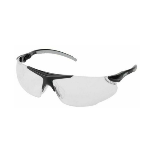 WORKWEAR, SAFETY & CORPORATE CLOTHING SPECIALISTS - Sprint Black/Silver Frame, Clear Anti-Fog Lens