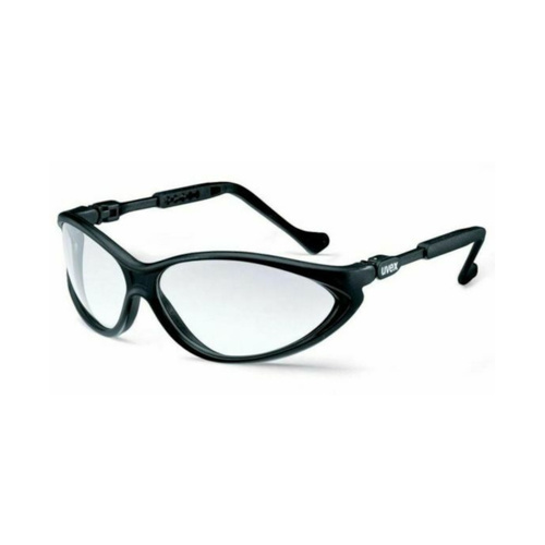 WORKWEAR, SAFETY & CORPORATE CLOTHING SPECIALISTS - Cybric Std Black Frame Clear Opt 3000 Lens