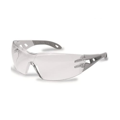 WORKWEAR, SAFETY & CORPORATE CLOTHING SPECIALISTS - uvex Pheos Grey/Grey Arms, Clear THS lens