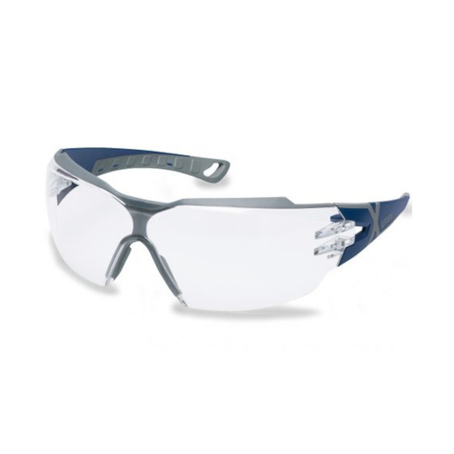 WORKWEAR, SAFETY & CORPORATE CLOTHING SPECIALISTS - pheos cx2 blue/grey, clear sv sapphire (HC3000) lens