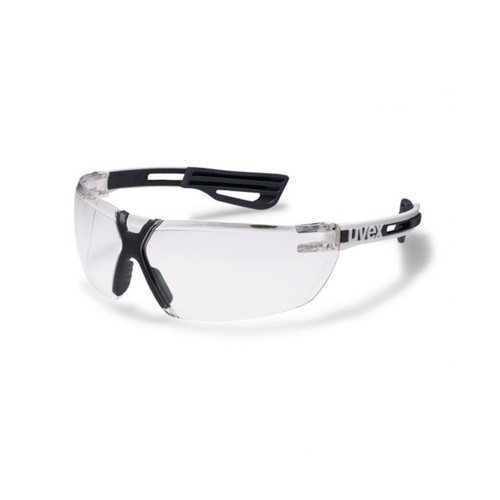 WORKWEAR, SAFETY & CORPORATE CLOTHING SPECIALISTS uvex x-fit pro white/anth arms, clear sv sapphire lens