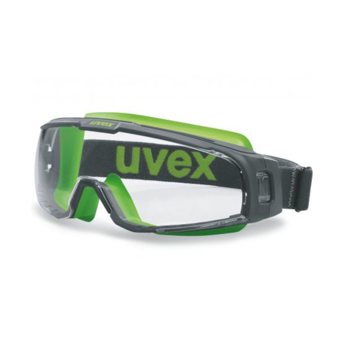 WORKWEAR, SAFETY & CORPORATE CLOTHING SPECIALISTS - u-sonic HC-AF clear lens, Grey/Lime body