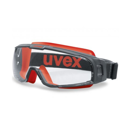 WORKWEAR, SAFETY & CORPORATE CLOTHING SPECIALISTS u-sonic Fire Goggle Red/Black, P/carb HC-AF Clear Lens