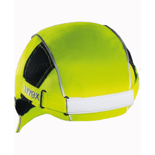 WORKWEAR, SAFETY & CORPORATE CLOTHING SPECIALISTS Bump Cap - U Style - Hi-Viz Yellow - Long brim