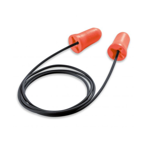 WORKWEAR, SAFETY & CORPORATE CLOTHING SPECIALISTS - Com-4-Fit Disposable Foam Plug Corded (Bx/100 Pair)