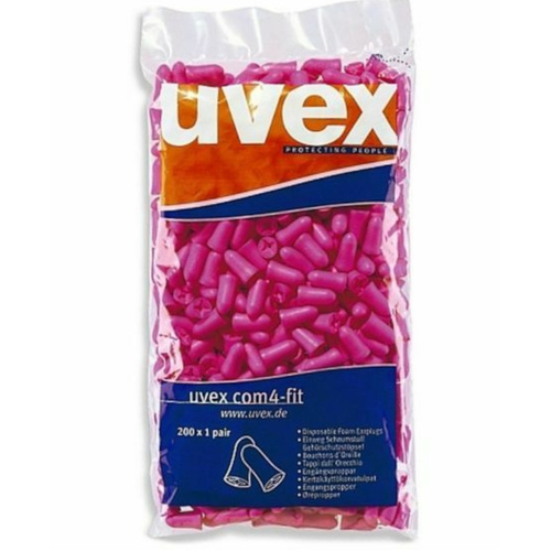 WORKWEAR, SAFETY & CORPORATE CLOTHING SPECIALISTS - Com4-Fit Disp Foam Plug Refill Polybag (Bg/200 Pr)