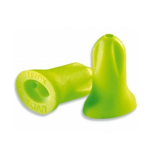 WORKWEAR, SAFETY & CORPORATE CLOTHING SPECIALISTS - Uvex Hi-Com Lime Disposable Plug In Refill Polybag (200 pr/Bag)