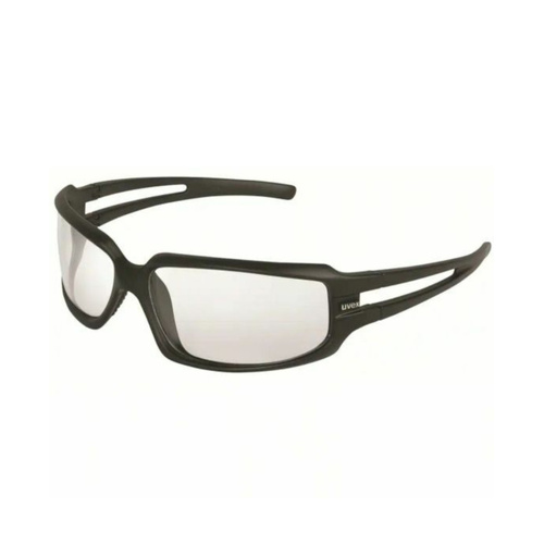 WORKWEAR, SAFETY & CORPORATE CLOTHING SPECIALISTS Sonic Black Frame Clear Hard Coat Lens