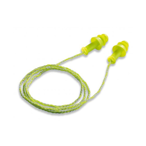 WORKWEAR, SAFETY & CORPORATE CLOTHING SPECIALISTS - Whisper Plus Glued Corded Earplugs in mini-box (50 prs/box)