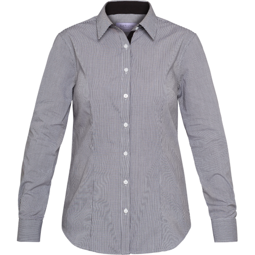 WORKWEAR, SAFETY & CORPORATE CLOTHING SPECIALISTS AWL161 Ladies Long Sleeve Shirt - Yarn Dyed Check