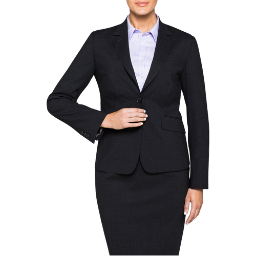 WORKWEAR, SAFETY & CORPORATE CLOTHING SPECIALISTS - BVCJWW08 Ladies Suit - Jacket - Tailored 1 Button