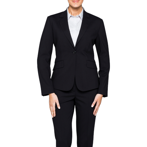 WORKWEAR, SAFETY & CORPORATE CLOTHING SPECIALISTS - BVCJWW08 Ladies Suit - Jacket - Tailored 1 Button