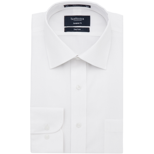WORKWEAR, SAFETY & CORPORATE CLOTHING SPECIALISTS E148 Men's Long Sleeve Shirt - Mini Herringbone