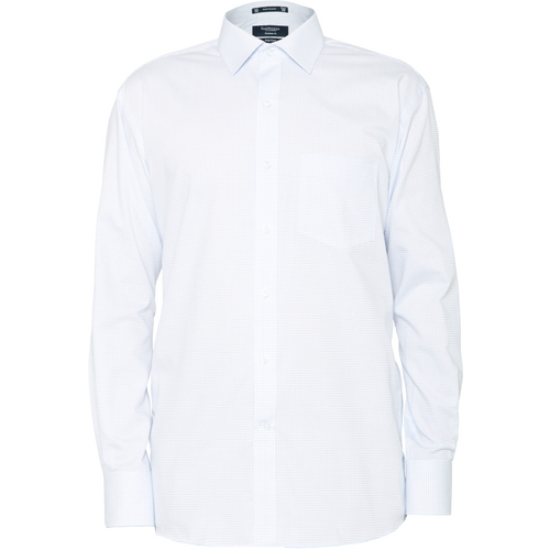 WORKWEAR, SAFETY & CORPORATE CLOTHING SPECIALISTS - E155 Men's Long Sleeve Shirt - Yarn Dyed Mini Check