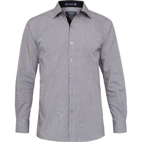 WORKWEAR, SAFETY & CORPORATE CLOTHING SPECIALISTS E161 Men's Long Sleeve Shirt - Yarn Dyed Stripe