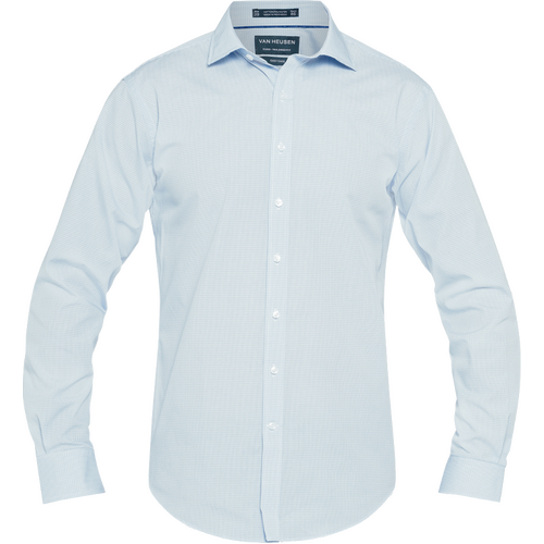 WORKWEAR, SAFETY & CORPORATE CLOTHING SPECIALISTS - E169 - Mens European Fit Shirt - Cotton/Polyester Yarn Dyed Check