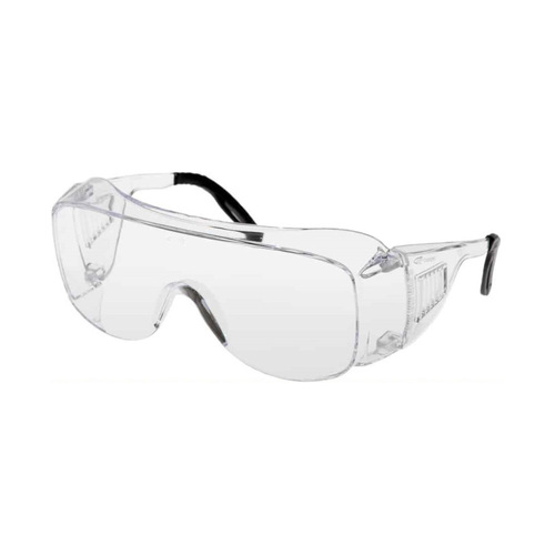 WORKWEAR, SAFETY & CORPORATE CLOTHING SPECIALISTS Overspec Clear Frame Clear Anti-Fog Lens Safety Glasses