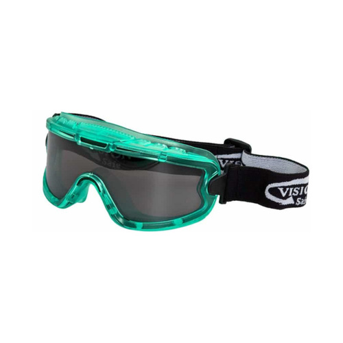 WORKWEAR, SAFETY & CORPORATE CLOTHING SPECIALISTS Jade Mini Goggle Green Frame Smoke A/F Lens