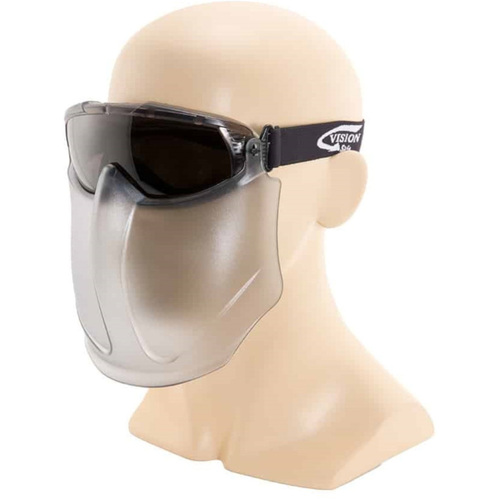 WORKWEAR, SAFETY & CORPORATE CLOTHING SPECIALISTS Garrison Goggle Foam Bound Grey Frame Smoke Premium A/F Lens