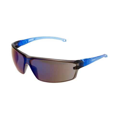 WORKWEAR, SAFETY & CORPORATE CLOTHING SPECIALISTS Hawk Blue Frame Blue Mirror Lens