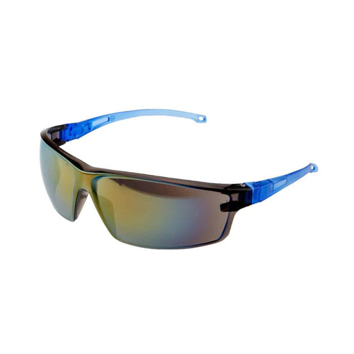 WORKWEAR, SAFETY & CORPORATE CLOTHING SPECIALISTS Hawk Blue Frame Red Mirror Lens