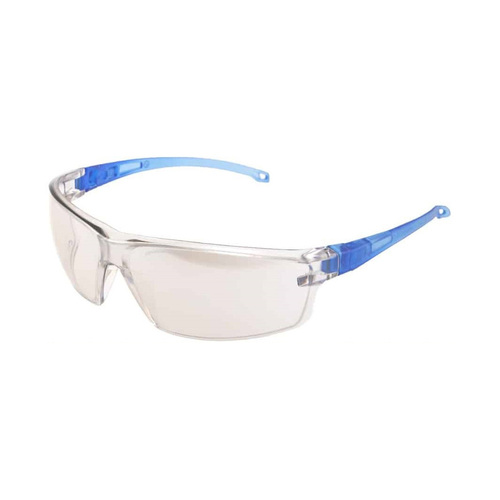 WORKWEAR, SAFETY & CORPORATE CLOTHING SPECIALISTS Hawk Blue Frame Silver I/O Mirror Lens