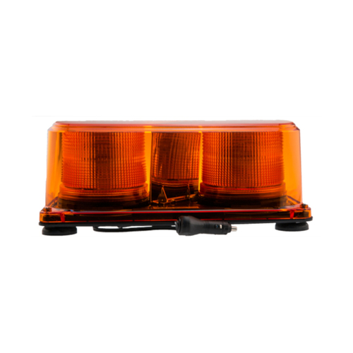 WORKWEAR, SAFETY & CORPORATE CLOTHING SPECIALISTS Large LED Mini Bar - Amber Hardwire 12-24VDC