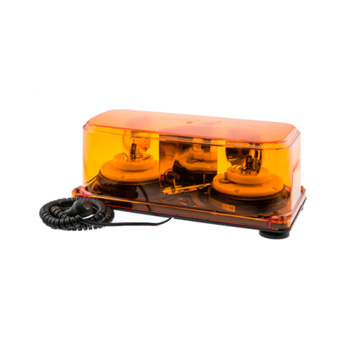 WORKWEAR, SAFETY & CORPORATE CLOTHING SPECIALISTS Large Rotating Mini Bar - Amber Hardwire 12VDC