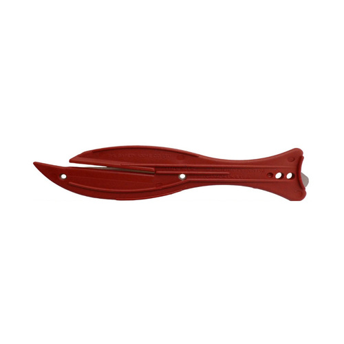 WORKWEAR, SAFETY & CORPORATE CLOTHING SPECIALISTS Fish 600 Safety Knife Red Metal Detectable