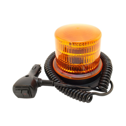 WORKWEAR, SAFETY & CORPORATE CLOTHING SPECIALISTS - LED Beacon Amber 9-32V Magnetic Base