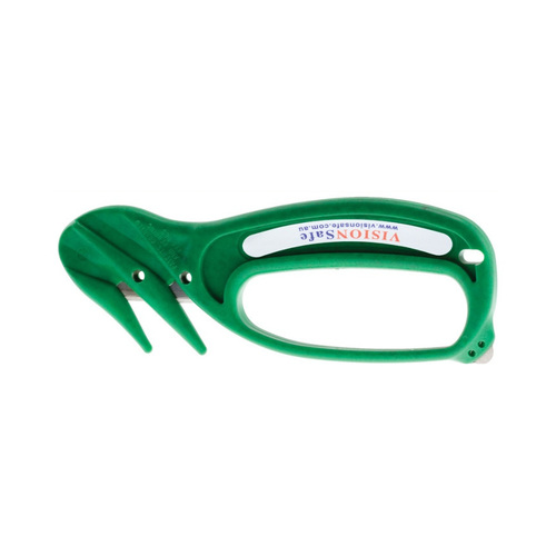 WORKWEAR, SAFETY & CORPORATE CLOTHING SPECIALISTS Metal Detectable Green Penguin 900 Safety Knife