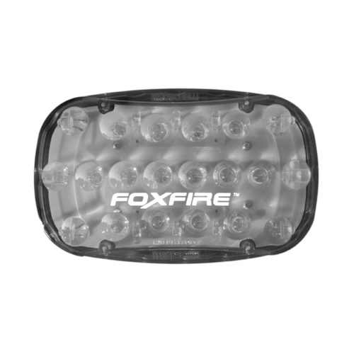 WORKWEAR, SAFETY & CORPORATE CLOTHING SPECIALISTS - Red/White Foxfire Magnetic Back w/26 LEDs & Wig-Wag Pattern