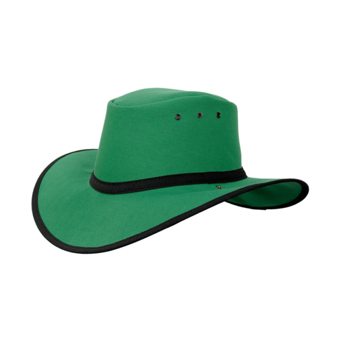 WORKWEAR, SAFETY & CORPORATE CLOTHING SPECIALISTS Canning Canvas Hat-Green-2XL