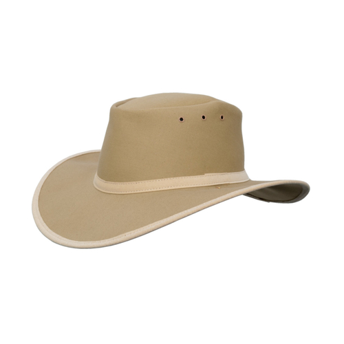 WORKWEAR, SAFETY & CORPORATE CLOTHING SPECIALISTS Canning Canvas Hat-Sand-2XL