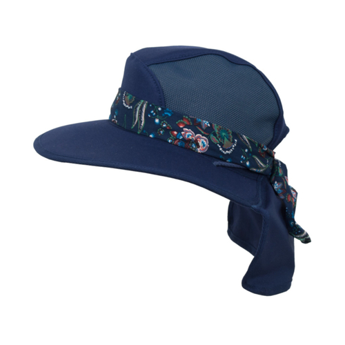 WORKWEAR, SAFETY & CORPORATE CLOTHING SPECIALISTS Super Cap Breeze Open cord fastening with Chin Strap and Toggle-Navy-S/M