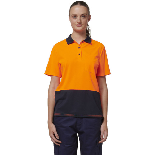 WORKWEAR, SAFETY & CORPORATE CLOTHING SPECIALISTS CORE - WOMENS SHORT SLEEVE HI VIS POLO