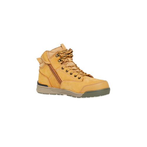 WORKWEAR, SAFETY & CORPORATE CLOTHING SPECIALISTS - 3056 - Lace Zip Boot - Wheat