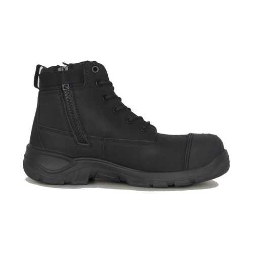 WORKWEAR, SAFETY & CORPORATE CLOTHING SPECIALISTS - TOUGHMAXX - 6in Zip Boot - Black